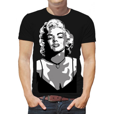  Tricou Marilyn Monroe pentru bărbați